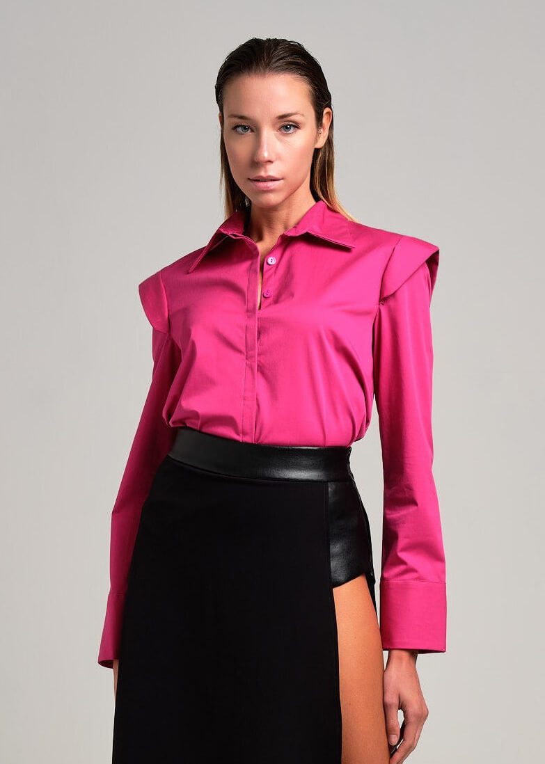 Camicia con Alette sulle Spalle | MƏIS Milano