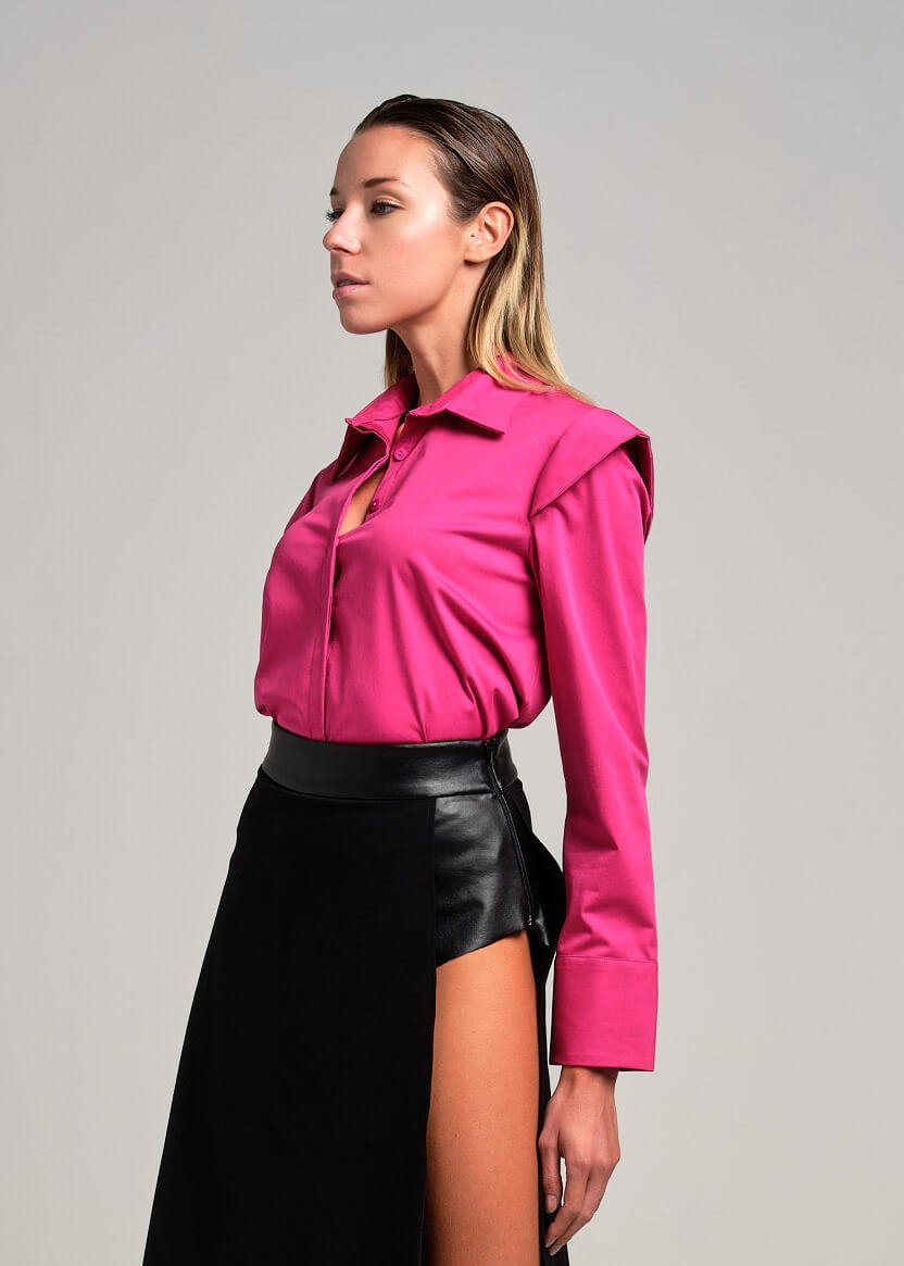 Camicia con Alette sulle Spalle | MƏIS Milano