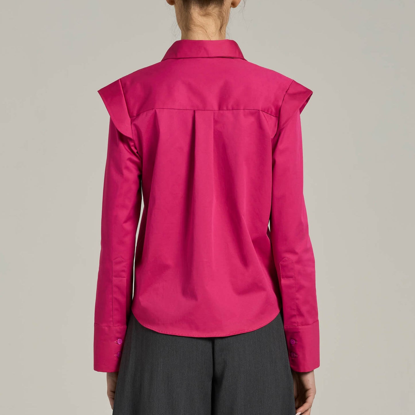 Camicia con Alette strutturate sulle Spalline | Məis Milano