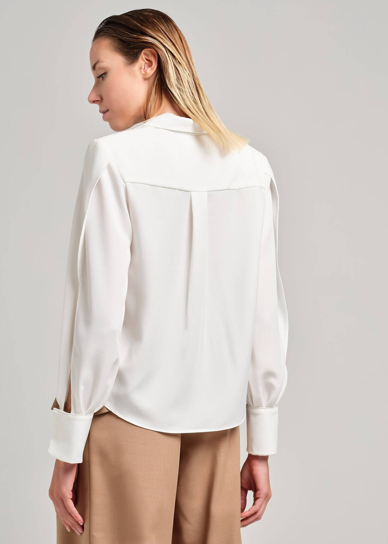 Camicia con maniche a veli | MƏIS Milano