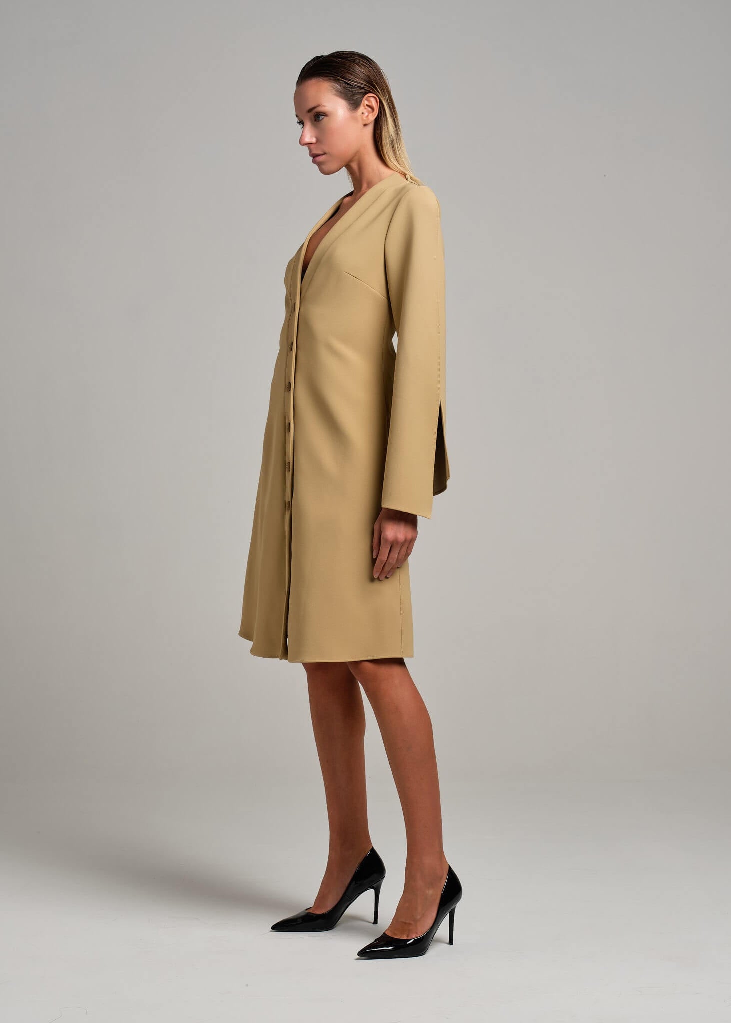 Chemisier con maniche a veli | MƏIS Milano