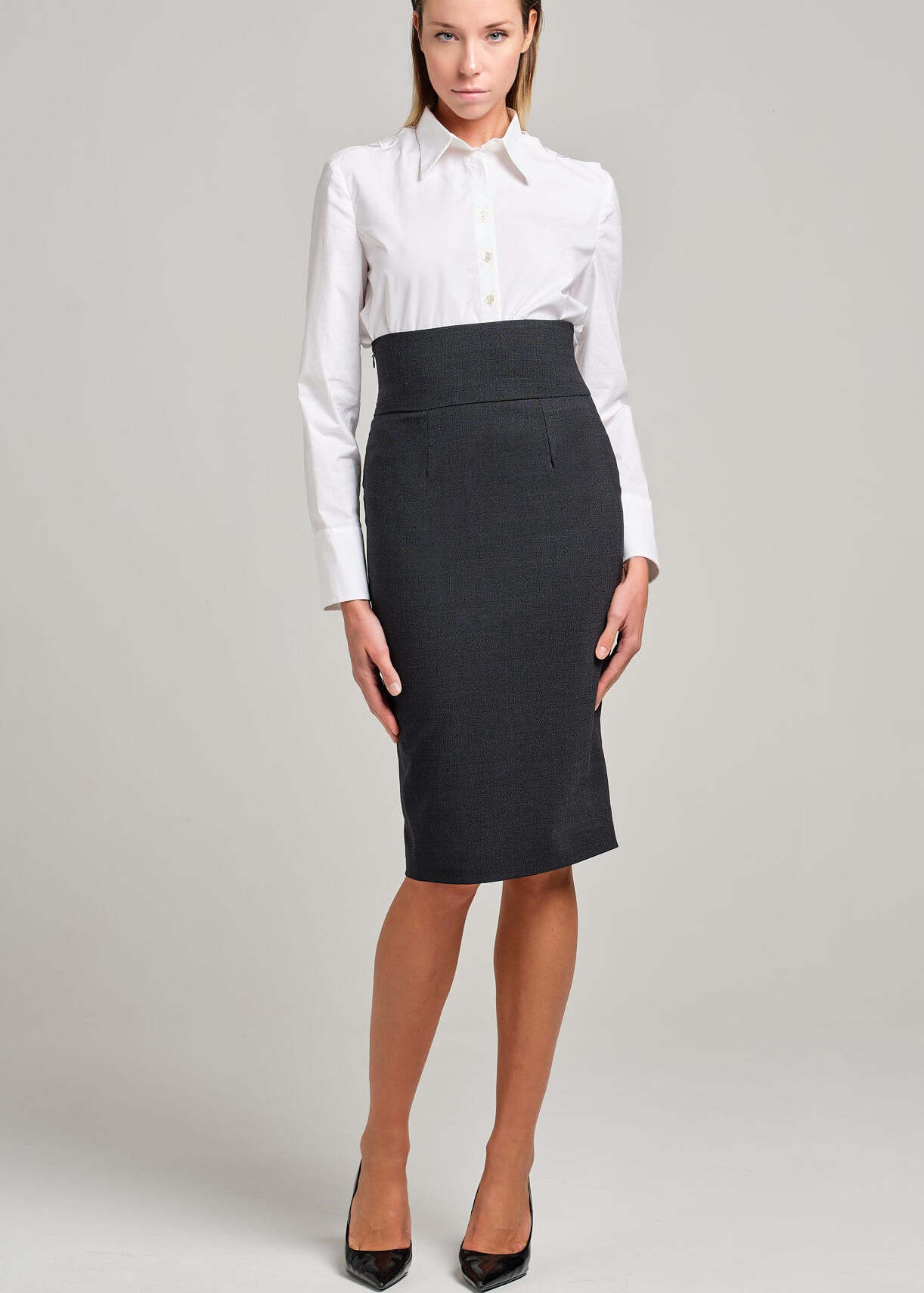 Gonna midi a vita alta | MƏIS Milano