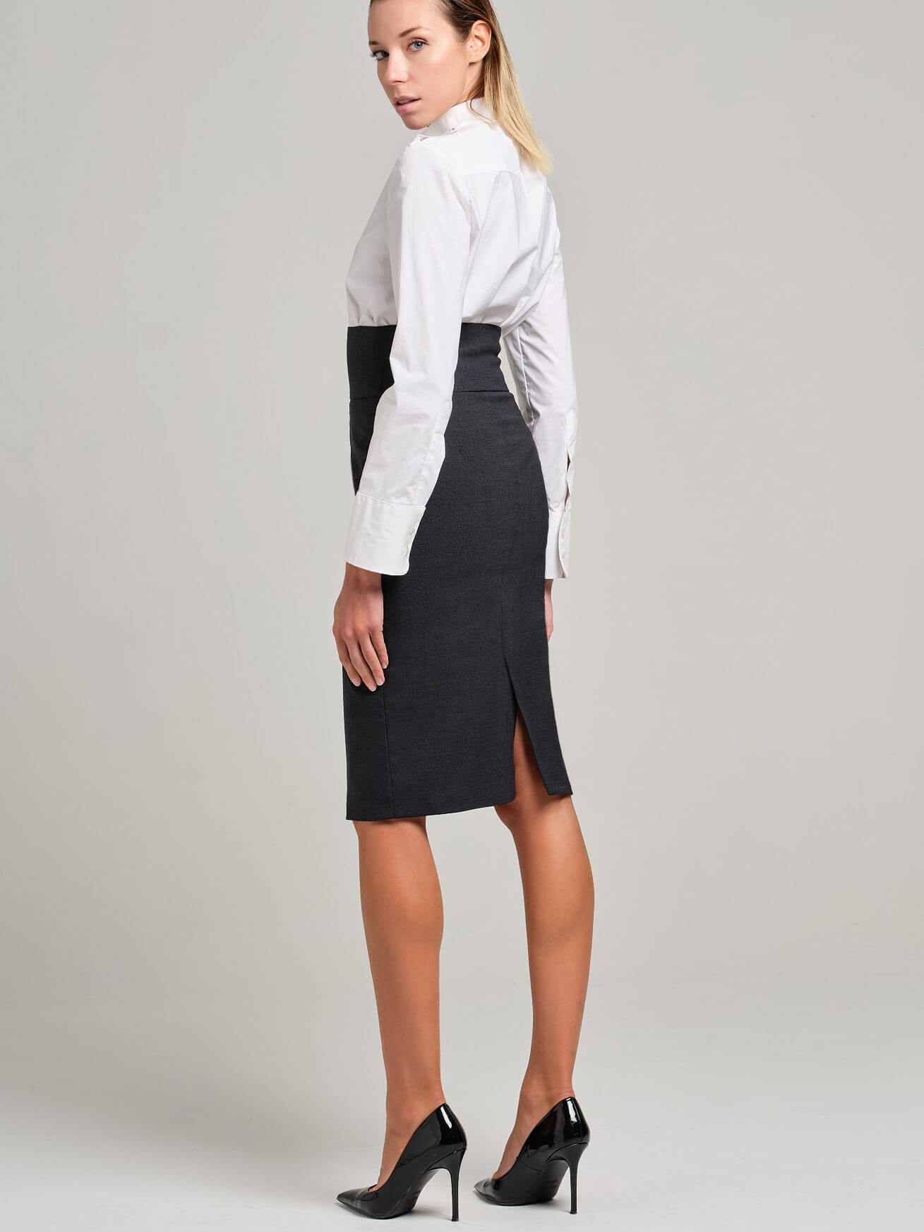 Gonna midi a vita alta | MƏIS Milano