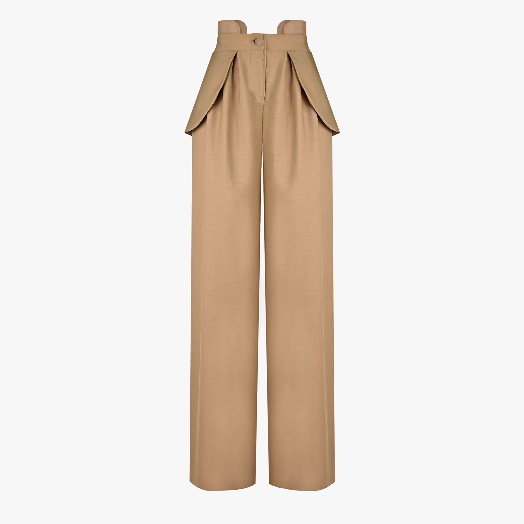 Pantalone a Gamba Dritta con Alette e Colletto | Məis Milano