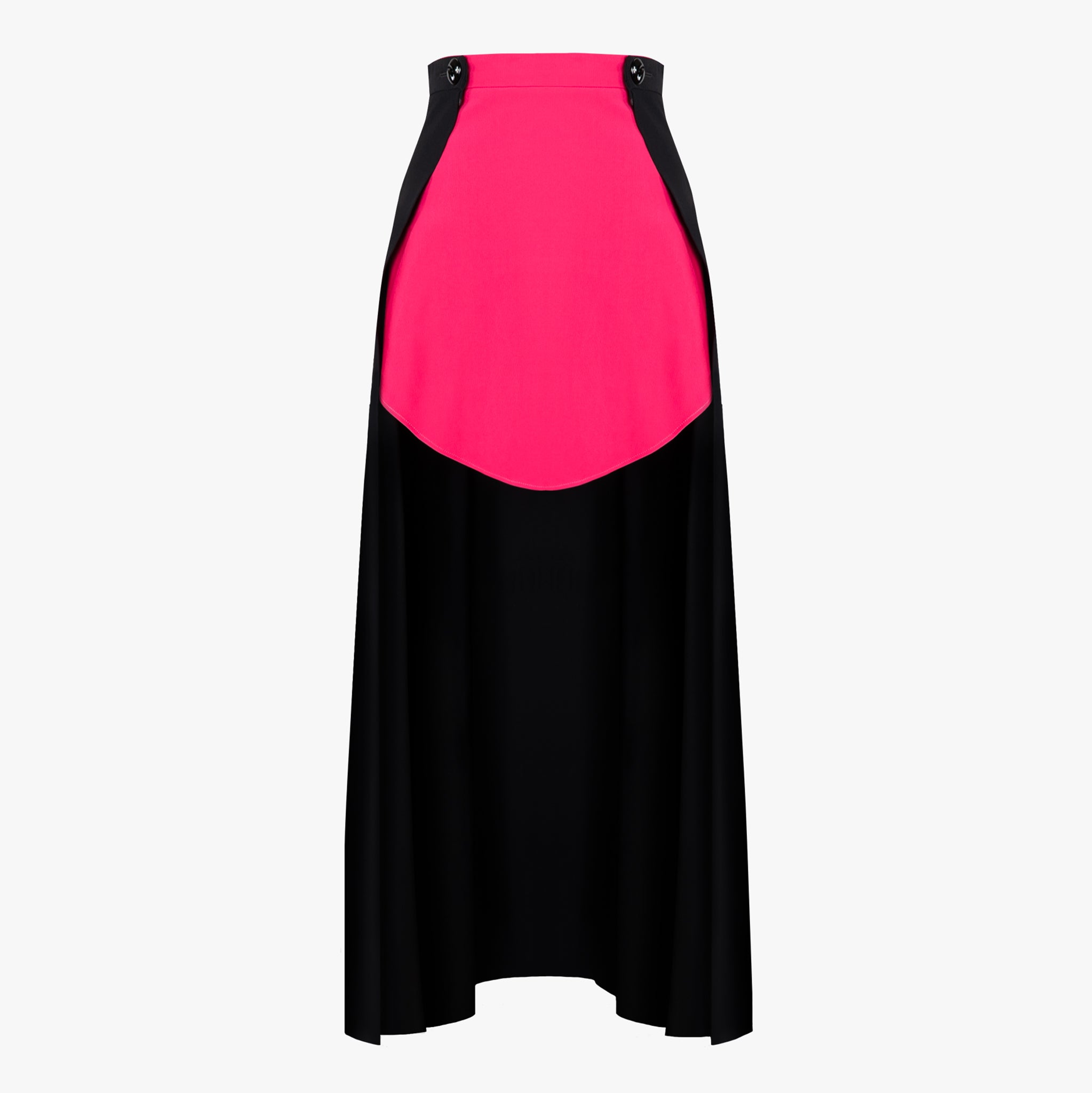 Semi-Long Skirt with Petal Effect
