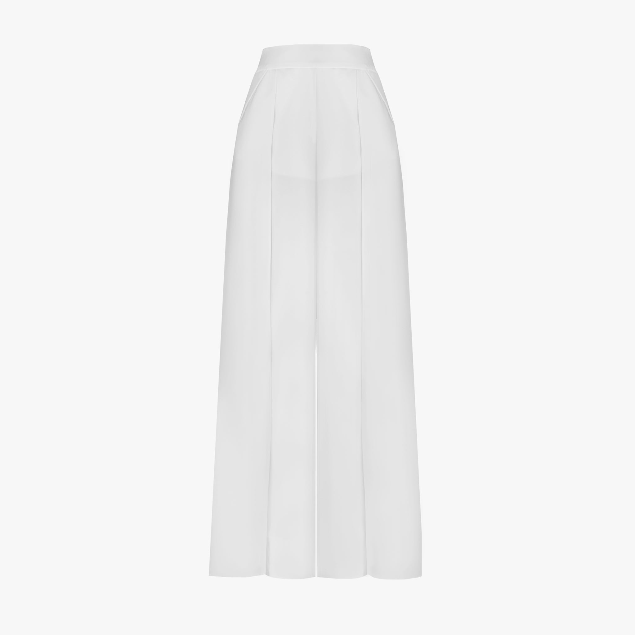 Overlapping Palazzo Pants with Built-In Shorts