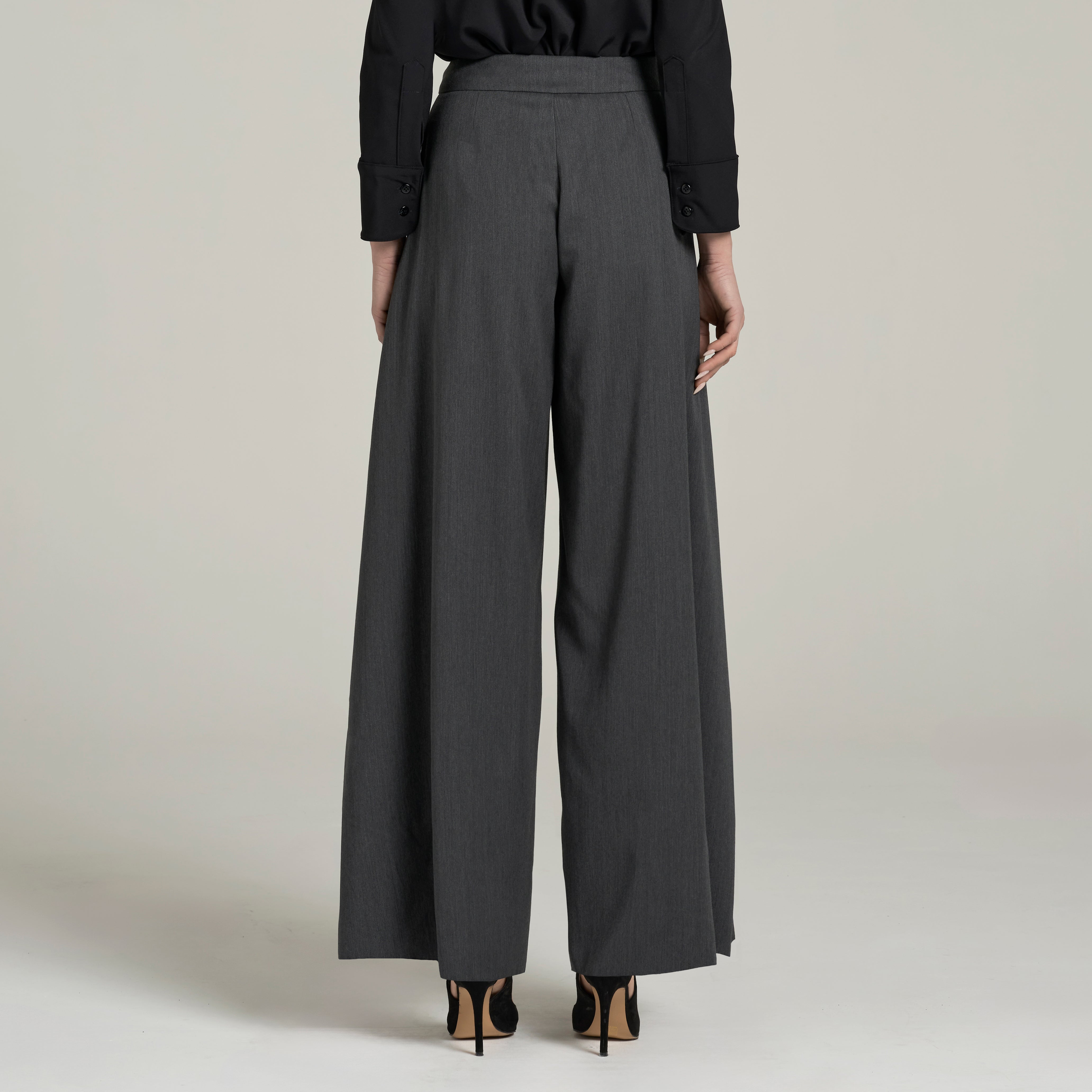 Pants with Crossed Draping